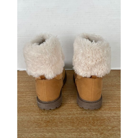 OSHKOSH B'GOSH EMPRESS Faux Fur Toddler Boots, size 12M - Picture 7 of 9